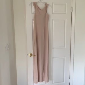 Pink long dress